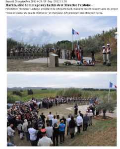 29 SEPTEMBRE 2012
 SAINTE MAURICE L'ARDOISE 